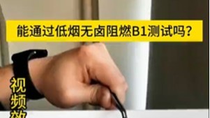 能通過低煙無鹵阻燃B1測試嗎？